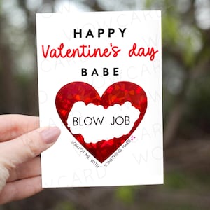 Customize Valentine Scratch, Reveal Card, Dirty Valentines Day Scratch Off Card, Valentine Scratcher, Custom Valentine Day,husband boyfriend
