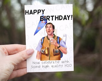 Bobby Birthday Card, Funny Pop Culture Birthday, High Quality H2O movie card, movie Fan Gift greeting card