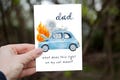 Dad what does this light on my car mean? Funny father’s day card, dad birthday cards, Special fathers day gift, dad joke gifts from daughter