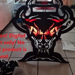 Bull fire pit, DXF file plasma, laser cutting. DIY metalwork. Ready-made files for plasma cutting.