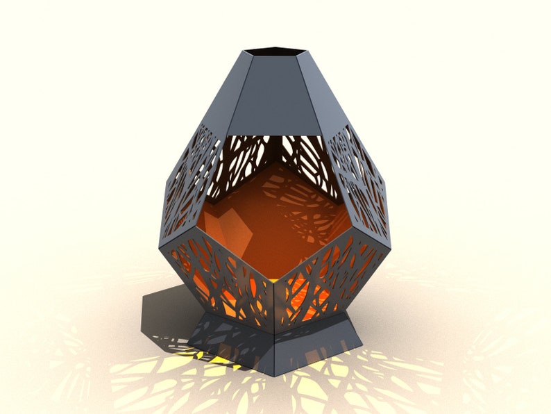 Feuerstelle im Freien. 2 Größe. Digitales Produkt. DXF-Datei-Plasma, Laserschneiden. DIY Metallarbeiten. Vorgefertigte Dateien für das Laserschneiden. Bild 5