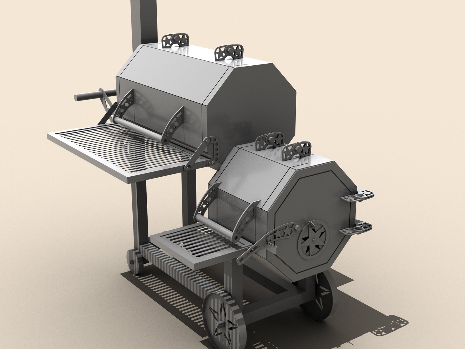 Smoker DXF File. A Complete Set of Drawings and DXF Files With Etsy