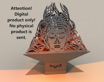 Fire pits DXF plan.  Digital product.  DXF file plasma, laser cutting. DIY metalwork.