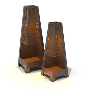 Pyramid 4 Fire pit DXF.  Digital product.  DXF file plasma, laser cutting. DIY metalwork. Ready-made files for plasma cutting.