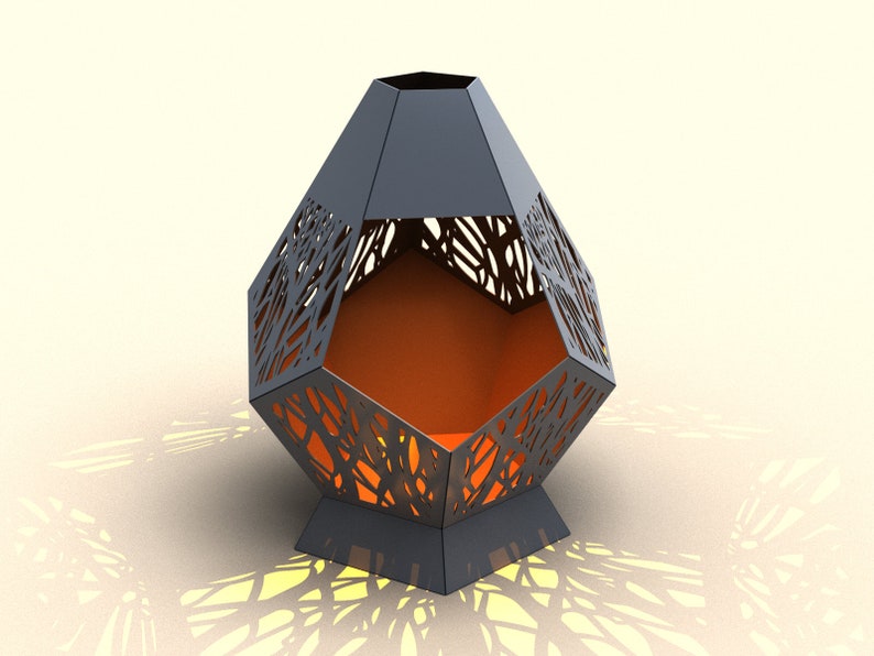 Feuerstelle im Freien. 2 Größe. Digitales Produkt. DXF-Datei-Plasma, Laserschneiden. DIY Metallarbeiten. Vorgefertigte Dateien für das Laserschneiden. Bild 4
