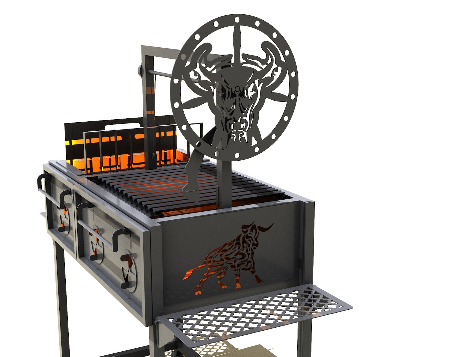 Santa Maria Grill. DIY Plan. A Set of DXF Files Drawings for Assembly