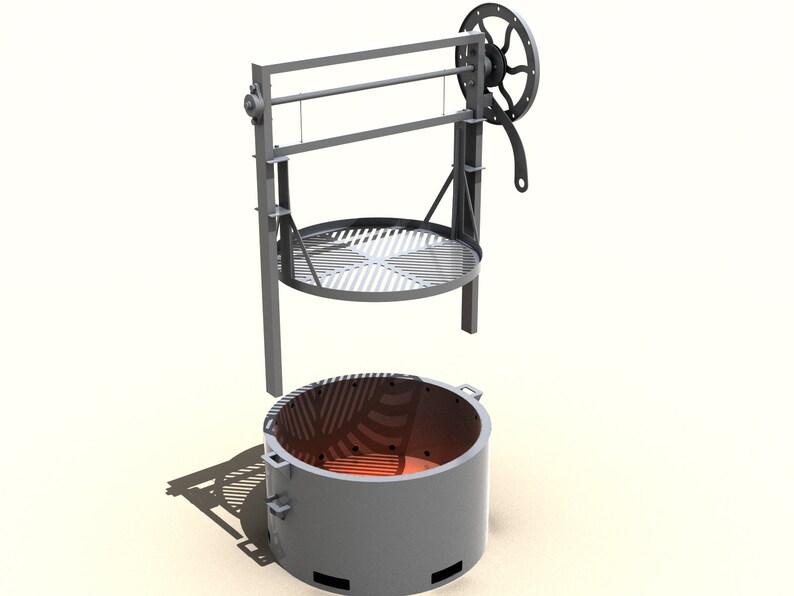 Smokeless Fire Pit Argentine Grill. Digital Product. DXF File Plasma