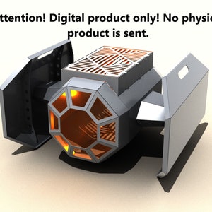 Fire pit &quot;StarWars&quot;. Digital product.  DXF file plasma, laser cutting. DIY metalwork.