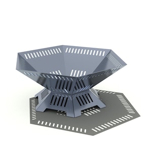 Firepit 690 x 800 , DXF file plasma, laser cutting