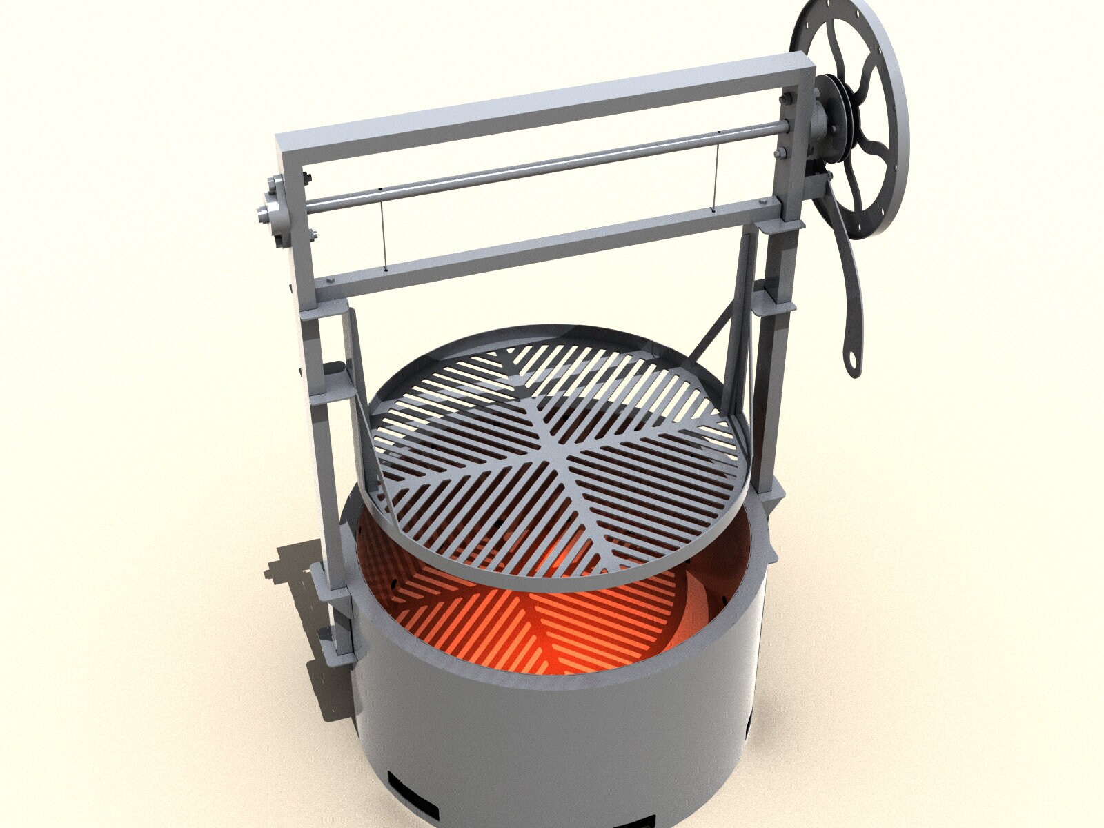 Smokeless Fire Pit Argentine Grill. Digital Product. DXF Etsy