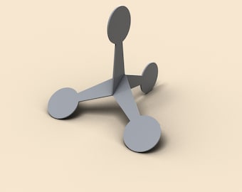 Jumping target for shooting. Digital product.  DXF file plasma, laser cutting. DIY metalwork. Ready-made files for plasma cutting.
