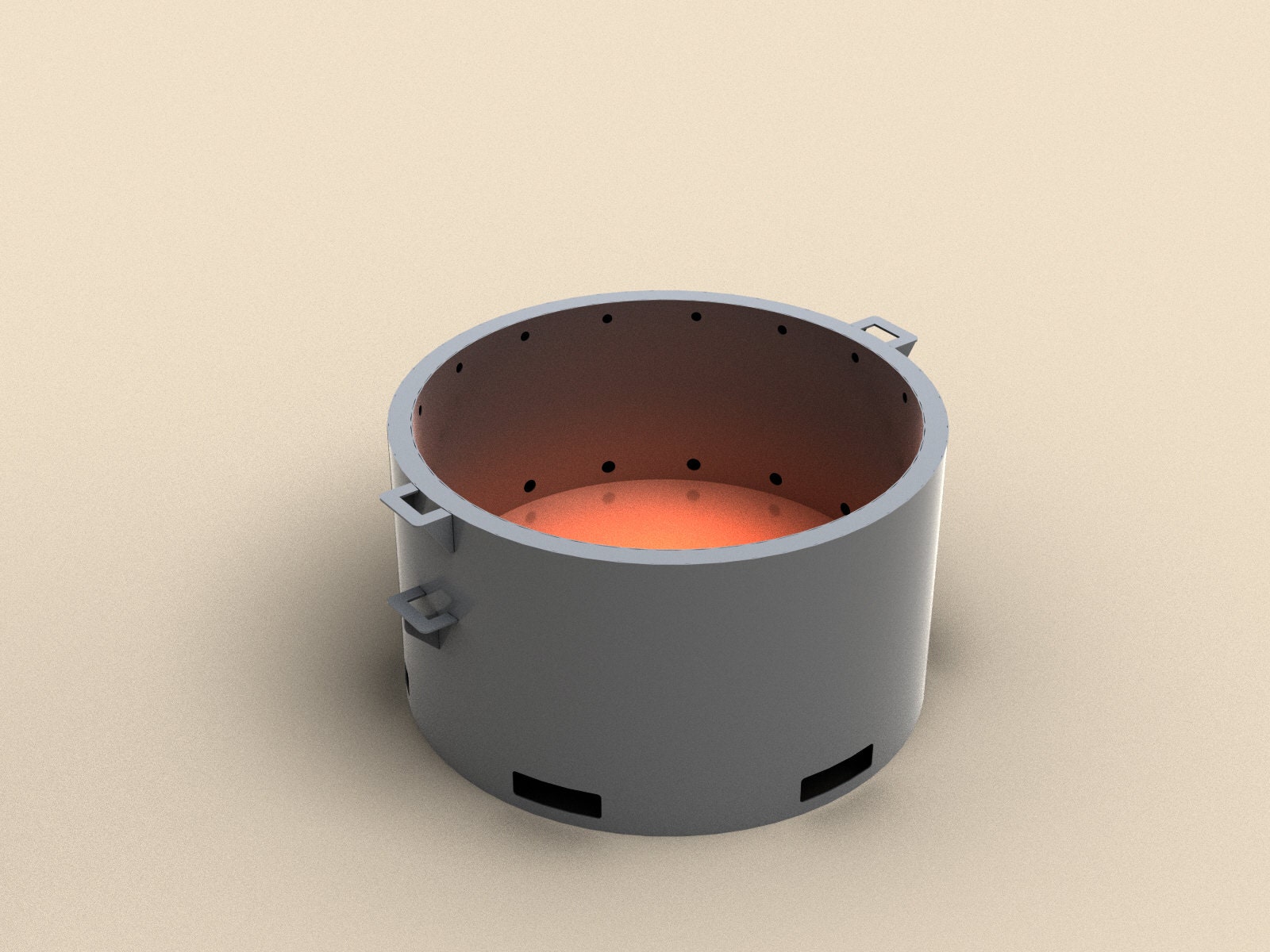 Smokeless Fire Pit Argentine Grill. Digital Product. DXF File Plasma