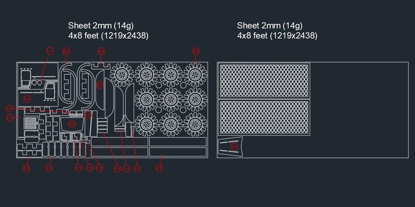 Smoker Reverse Flow DIY Plan. A Set of DXF Files + Drawings for ...