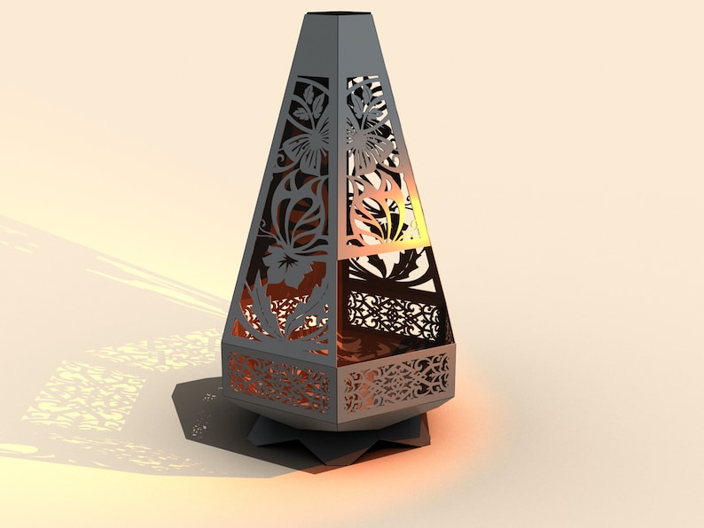 Outdoor Fire Pit DXF. Digital Product. DXF File Plasma, Laser Cutting ...