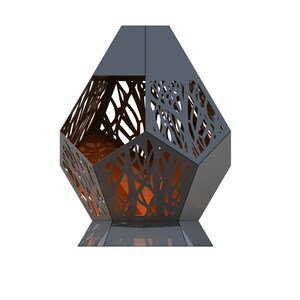 Feuerstelle im Freien. 2 Größe. Digitales Produkt. DXF-Datei-Plasma, Laserschneiden. DIY Metallarbeiten. Vorgefertigte Dateien für das Laserschneiden. Bild 8