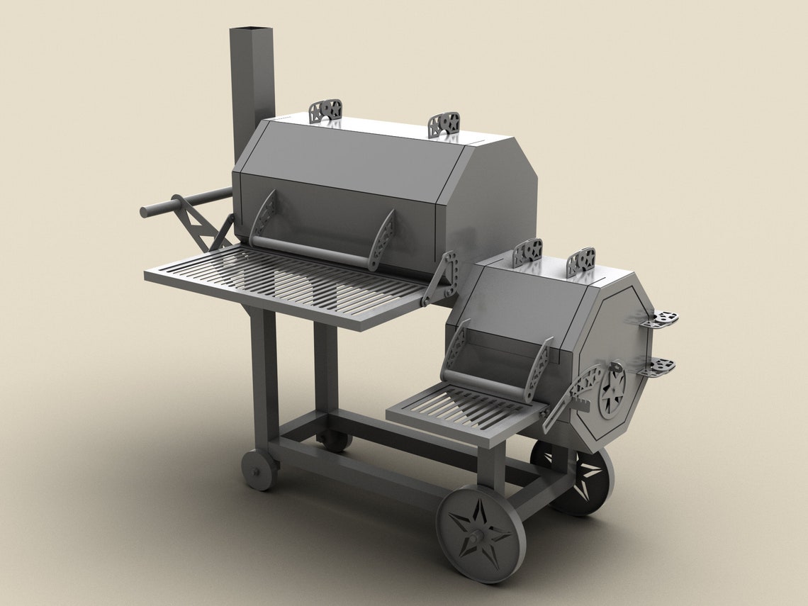 Smoker DXF File. A Complete Set of Drawings and DXF Files With Etsy