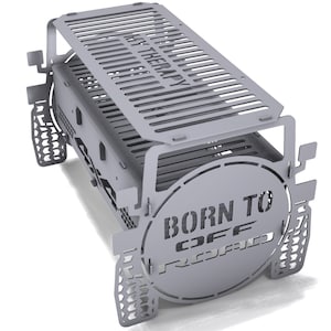 Folding Firepit grill 620mm x 420mm DXF file Fire pit Collapsible grill ,  DXF file plasma, laser cutting