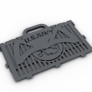 Fire pit Collapsible &quot;US Navy&quot;.  Digital product.  DXF file plasma, laser cutting. DIY metalwork. Ready-made files for plasma cutting.
