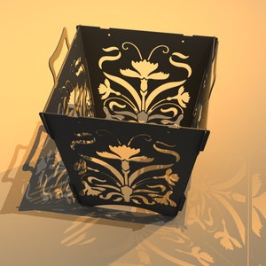 Victorian fire pit DXF. Digital product.  DXF file plasma, laser cutting. DIY metalwork. Ready-made files for plasma cutting.