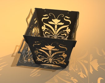Victorian fire pit DXF. Digital product.  DXF file plasma, laser cutting. DIY metalwork. Ready-made files for plasma cutting.