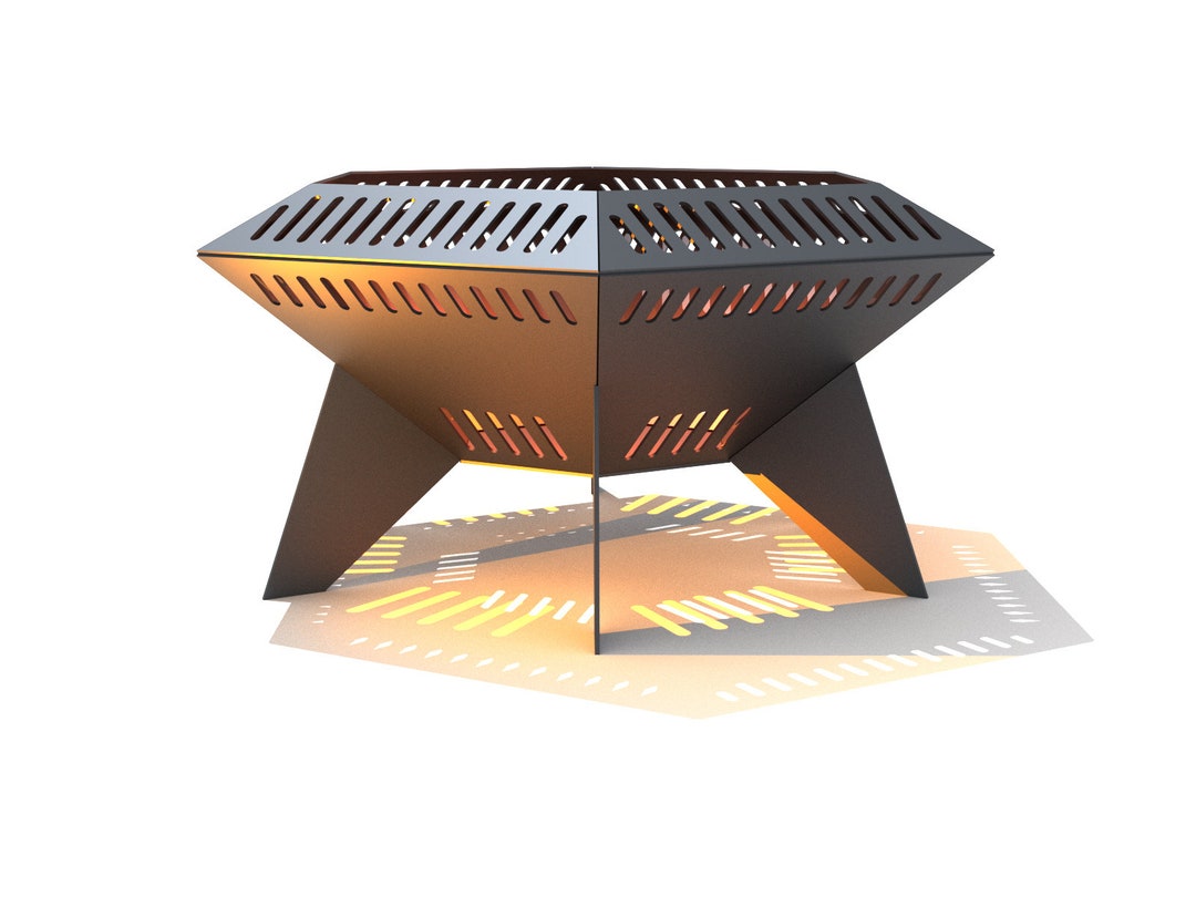 Fire Pit DXF File Plasma Laser Cutting. DIY Metalwork. Etsy