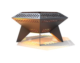 Fire pit  DXF file plasma, laser cutting. DIY metalwork. Ready-made files for plasma cutting.