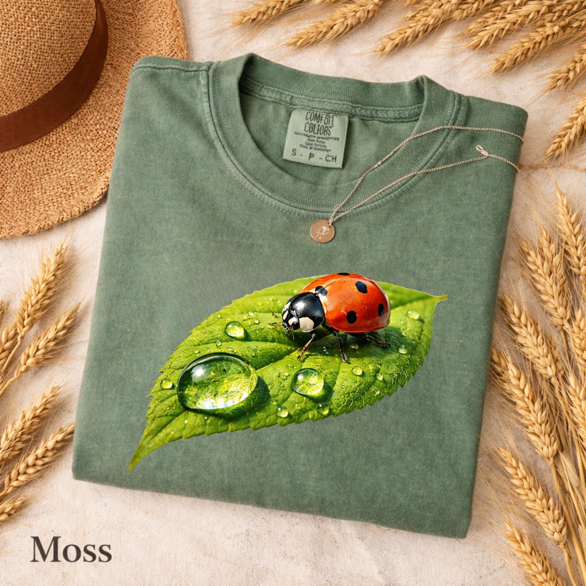 Ladybug Shirt Comfort Colors, Nature Lover Tee, Earth Day Teacher