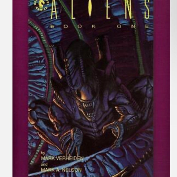 Aliens Book One - M. Verheiden & M. A. Nelson - 1990 HC DJ Dark Horse NM+
