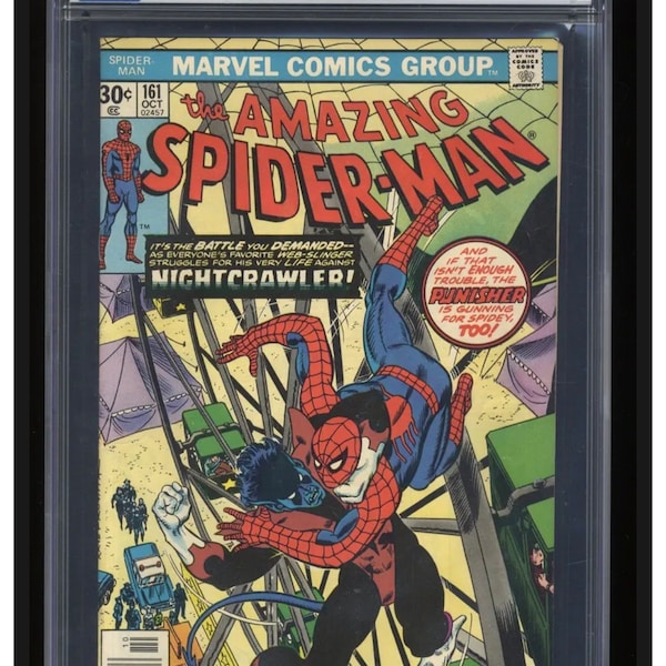 The Amazing Spider - Man Comic Book Numero 161 CGC sigillato Grado 4.5