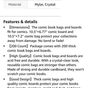 Comic Book Bags & Boards image 3