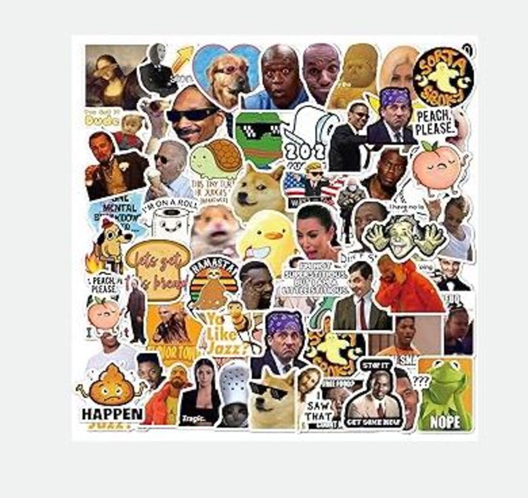 Stickers Humor Roto 156pc Funny Memes Sticker Pack - Etsy