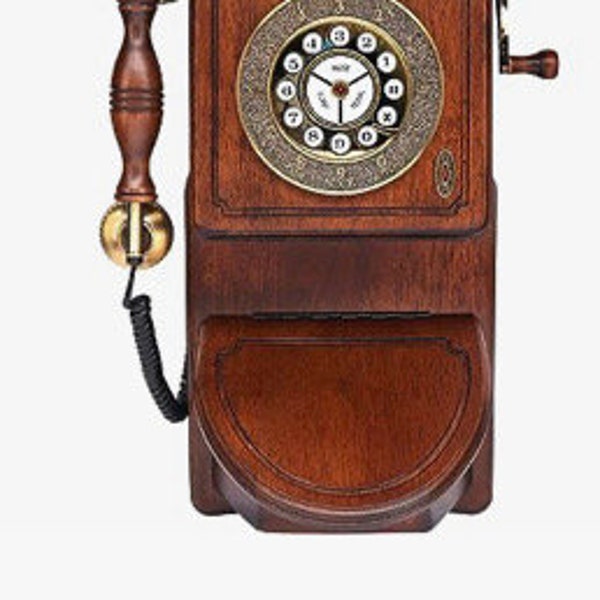 Antiquities Retrograde Wall Phone Telephones