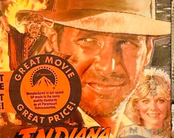 Indiana Jones: Temple of Doom (1984) VHS - Factory Sealed w/ Watermarks