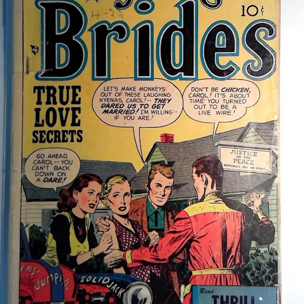 Young Brides #17 Prize Group (1954) FR 1st Print Comic Book