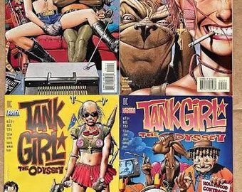 Tank Girl The Odyssey Issues 1-4 Complete Set Peter Milligan Jamie Hewlett