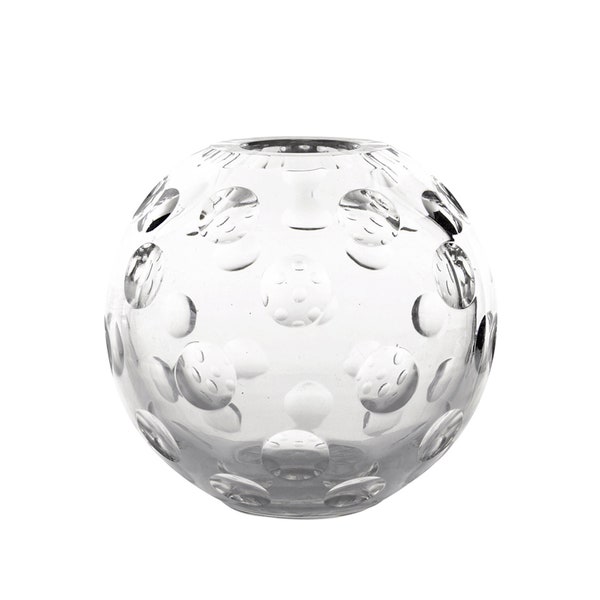 Pekalla Crystal Manufacture - Kugle Collezione, Vetro Cristallo, Vaso Sfera In Vetro 14 cm
