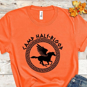 Camp Half-Blood Shirt,  Fall Training Camp Game Shirt, Halloween Magical Gift, Cute Goth, Matching Family, Spooky Adult Oracle costume
