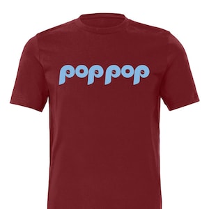 pop pop grandpa baseball cardinal shirt