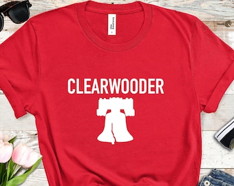 Clearwooder Phillies T-shirt: Funny Philadelphia Baseball Gift