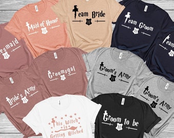 Wizard Bachelorette Party Shirts: Bridesmaid Proposal Gift