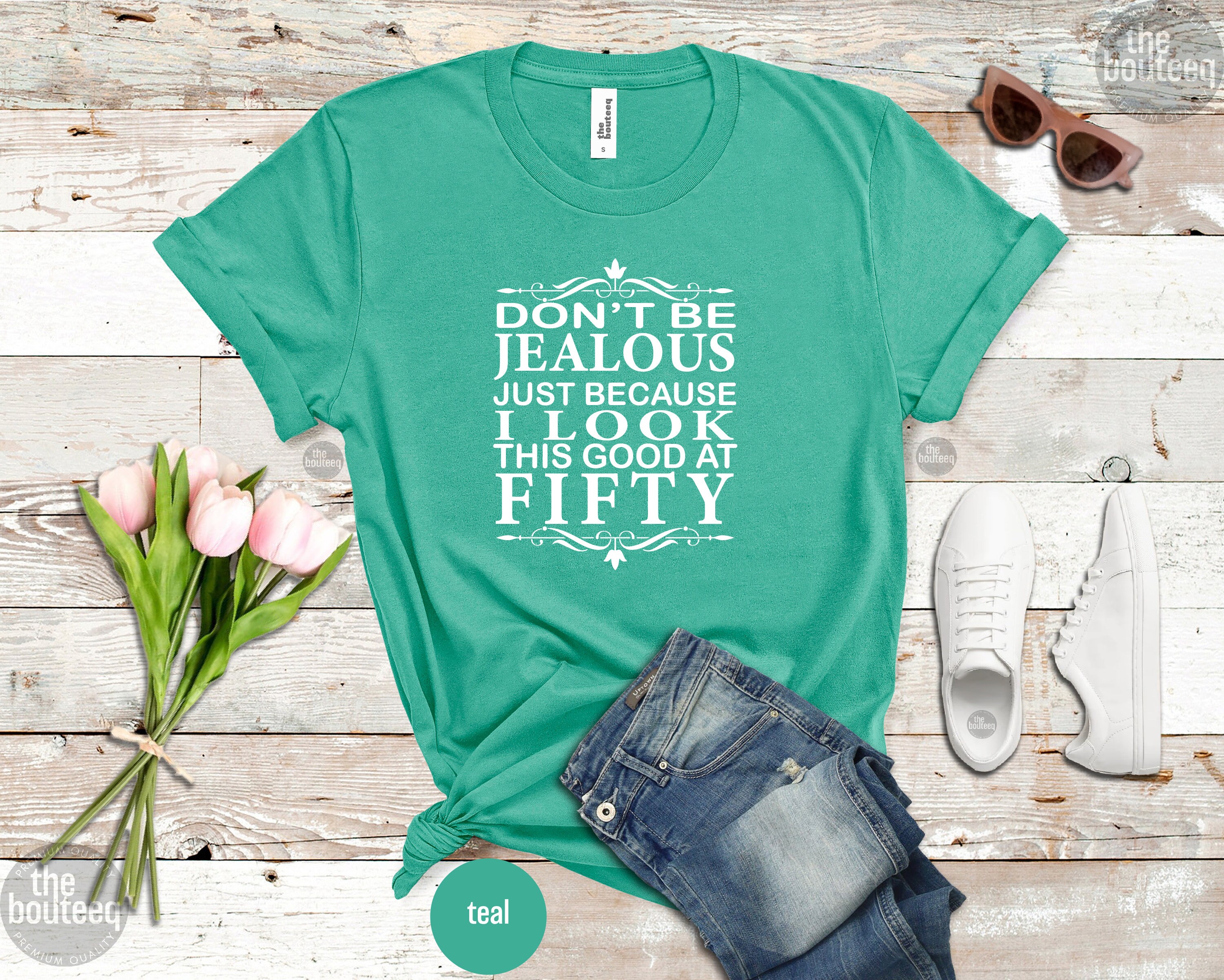 Funny 50th Birthday Shirt 50th Birthday Gift for Her Woman Etsy