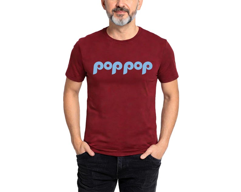 cardinal pop pop shirt for baseball fan grandpa