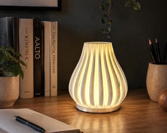 PINE | Cordless LED Lamp - Battery Powered Bedside & Portable Minimalist Accent Light
