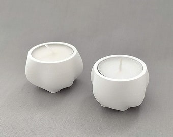 Tealight Candle Holder - Set of Three | BLOB | Minimalist Design | Modern Home Decor