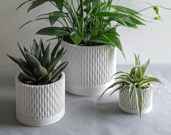 Indoor Planter - Plant Pot | FLO - 5 Sizes & Custom Size Available | Minimalist Design | Modern Home Decor