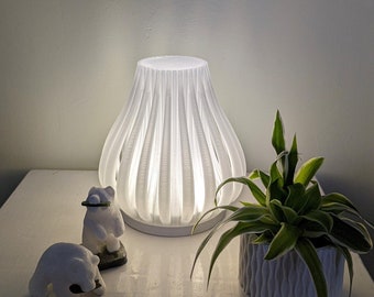 Cordless LED Lamp | PINE - Battery Powered | Minimalist Design | Modern Home Decor