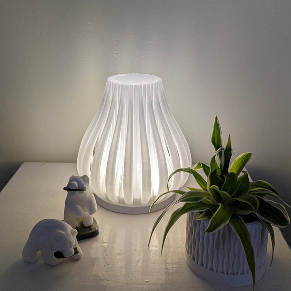 Cordless LED Lamp | PINE - Battery Powered | Minimalist Design | Modern Home Decor