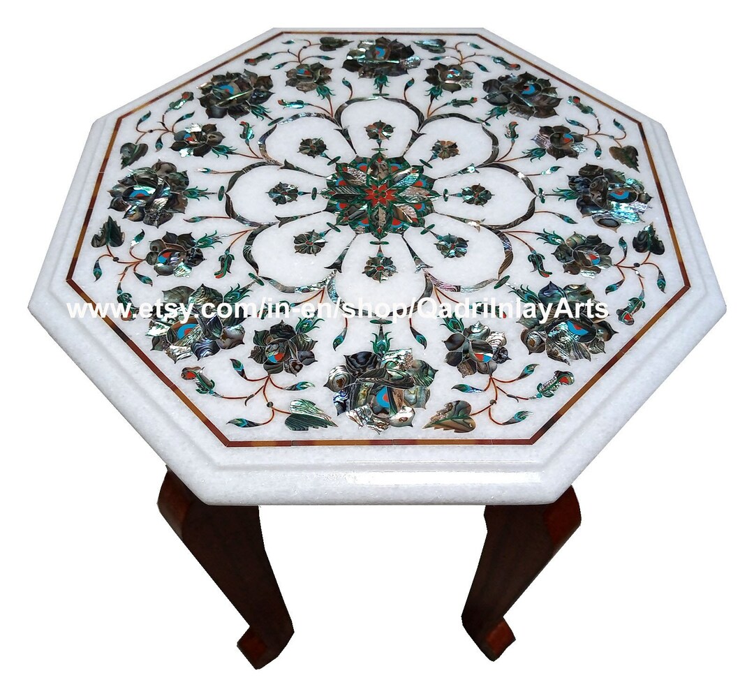 White Marble Table Top/ Side Table Top/ Corner Table Top/ Etsy