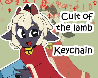 Cult of the Lamb Knucklebone Dice Keychain