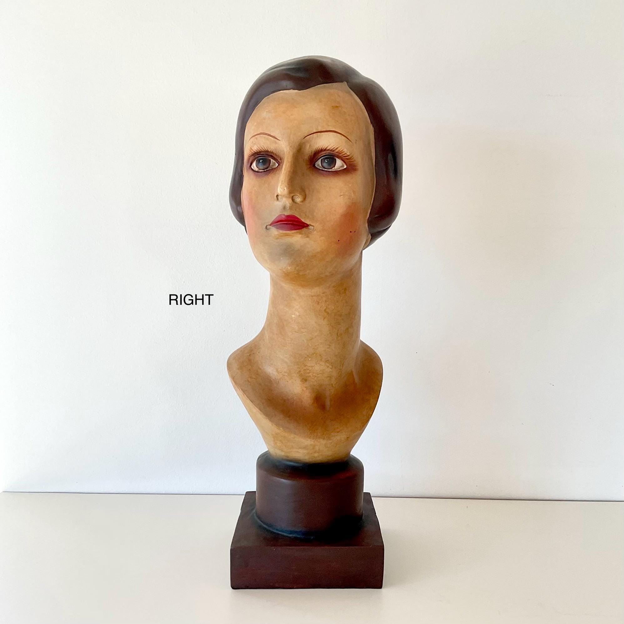 Vintage female mannequin head - Etsy 日本